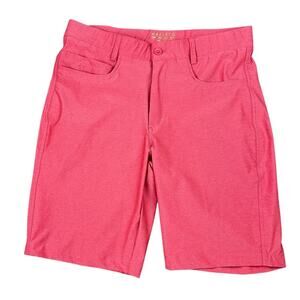 Maelreg Performance Proflex Golf Shorts Mineral Red Size 32 NWT